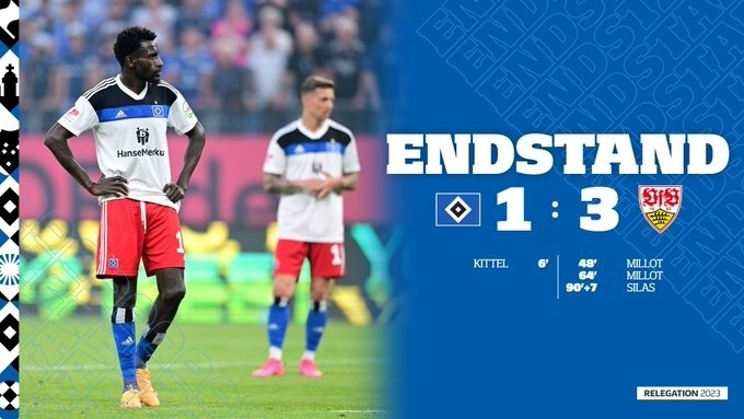 柏林赫塔队客场大败汉堡，遭遇惨败