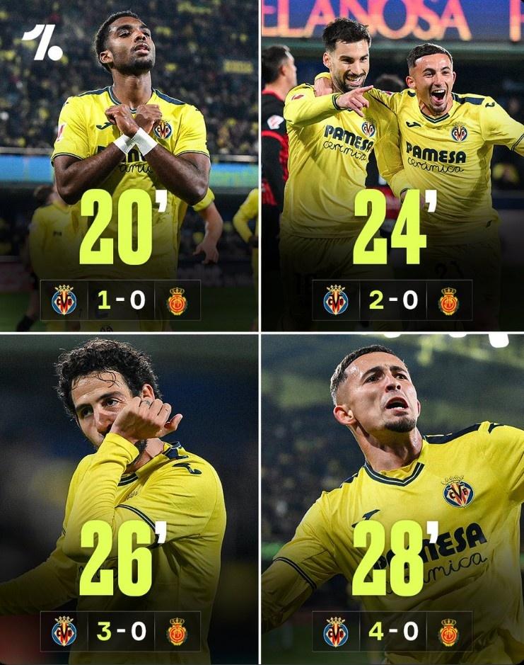 比利亚雷亚尔连续五轮不败,成绩显著 比利亚雷亚尔连续五轮不败,成绩显著